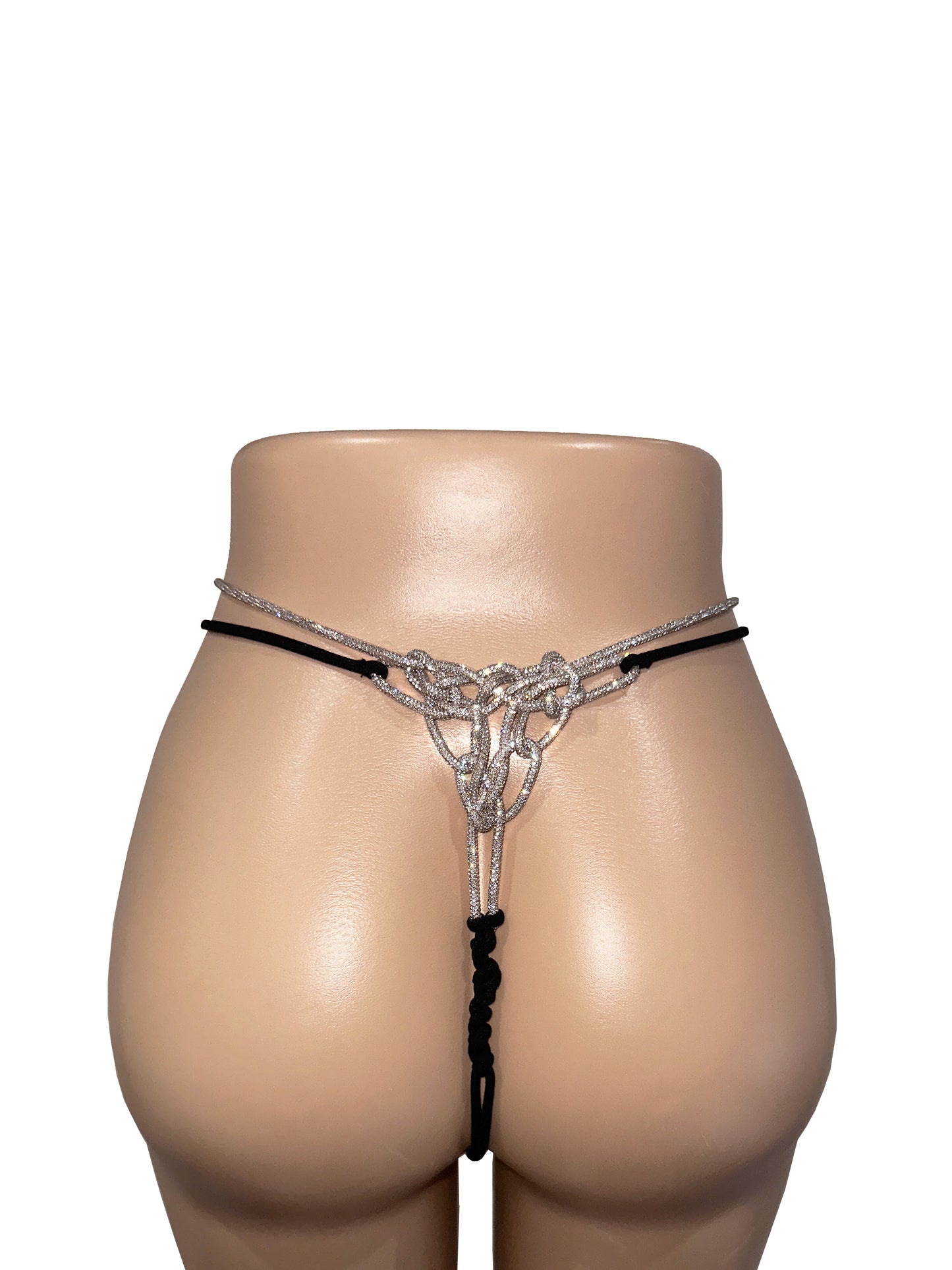 "ONYX" GARTER THONG