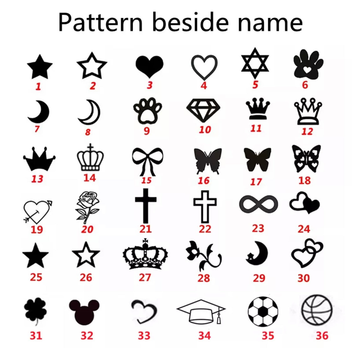 CUSTOM NAME PLATE BRA STRAPS