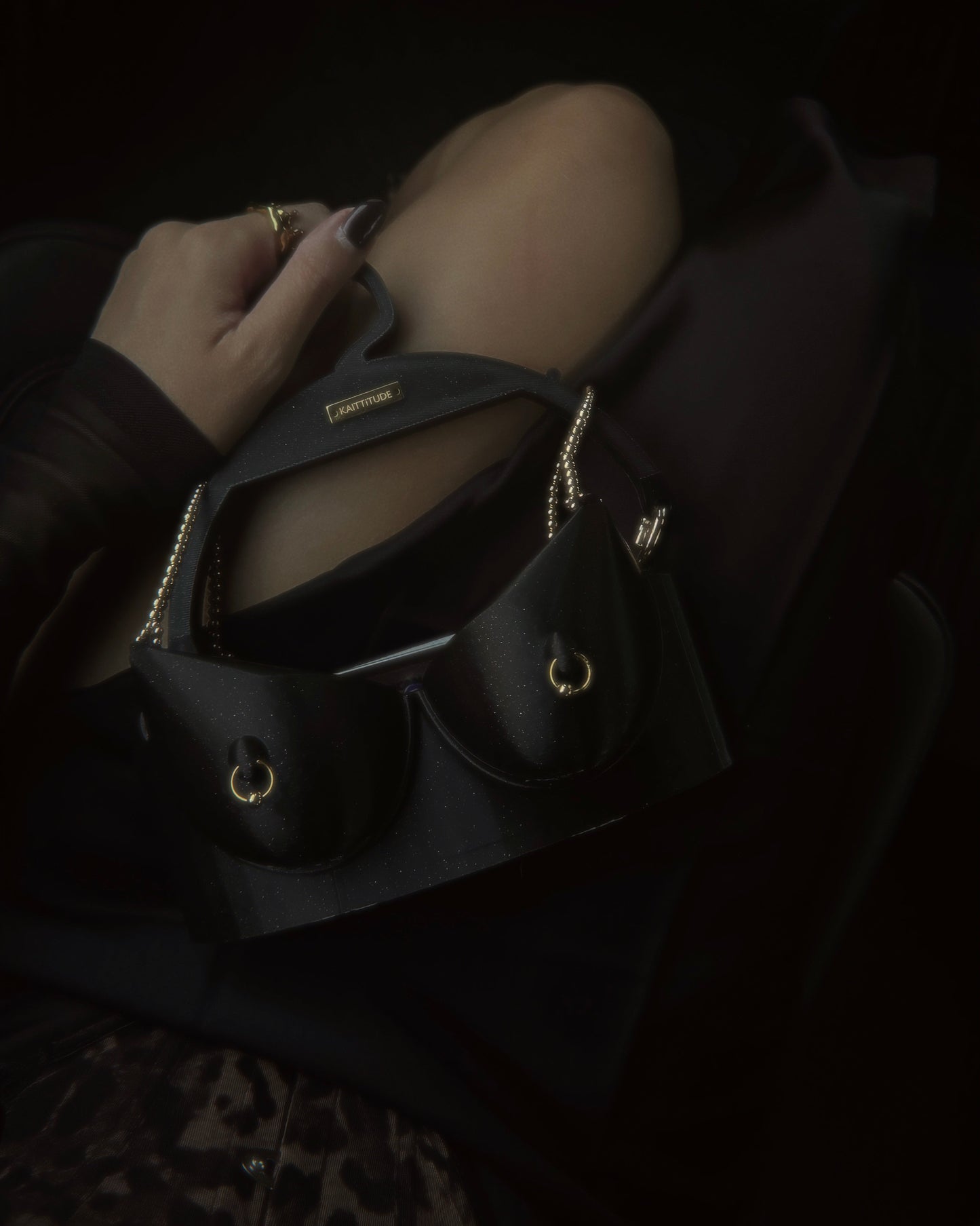 DOMINIQUE — The Black Bra Purse