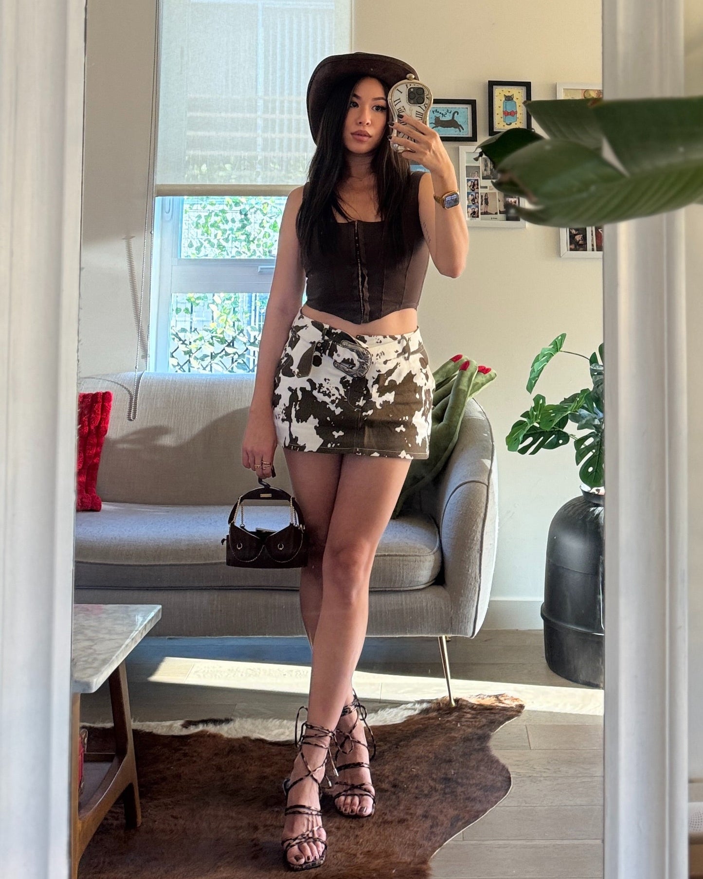 GISELLE — Brown Bra Purse