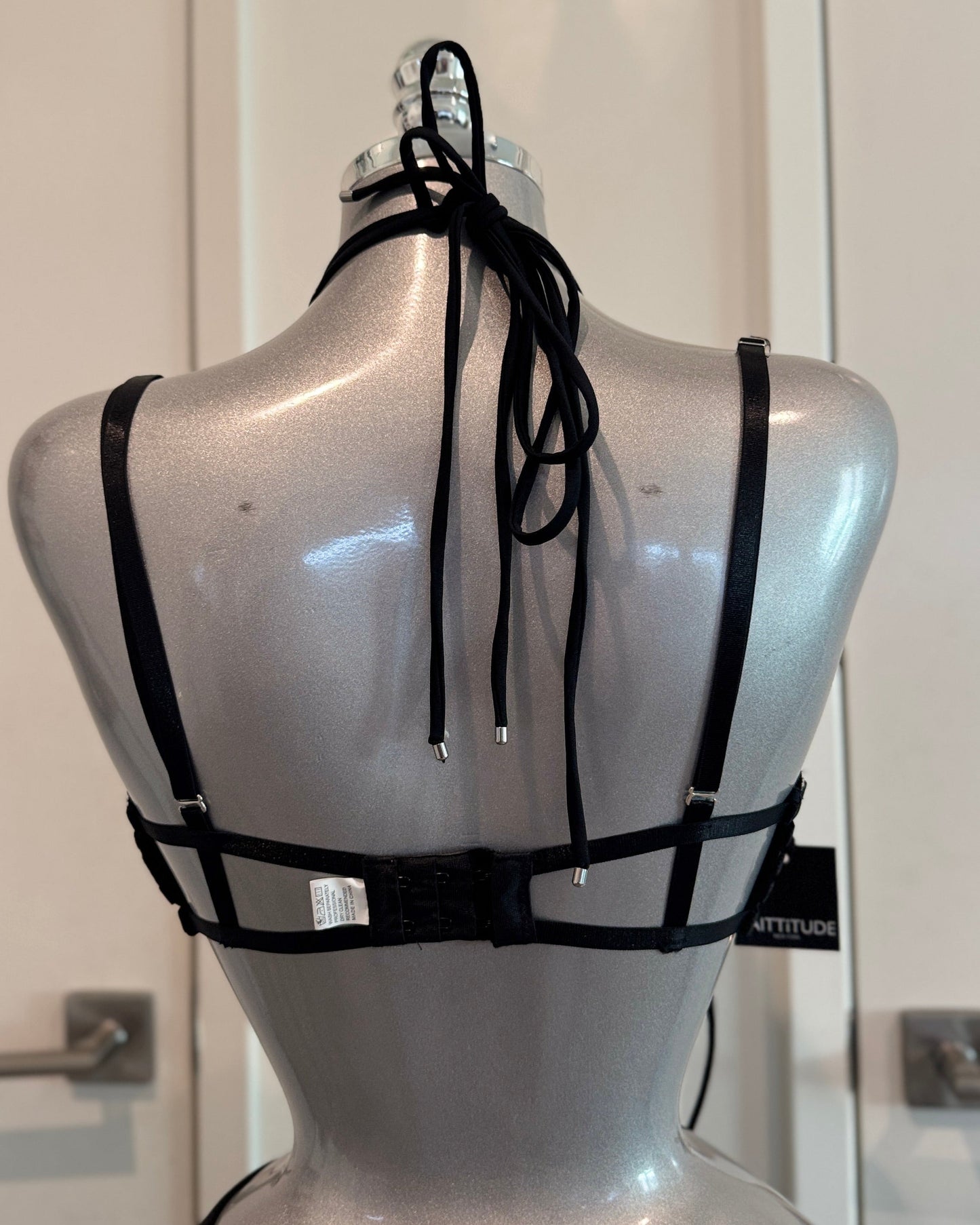 VANESSA — Black Butterfly Knot Bra