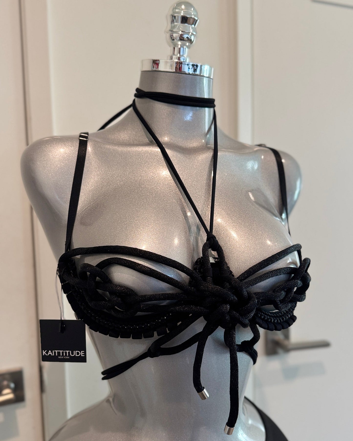 IMPERIAL — Black Butterfly Knot Harness