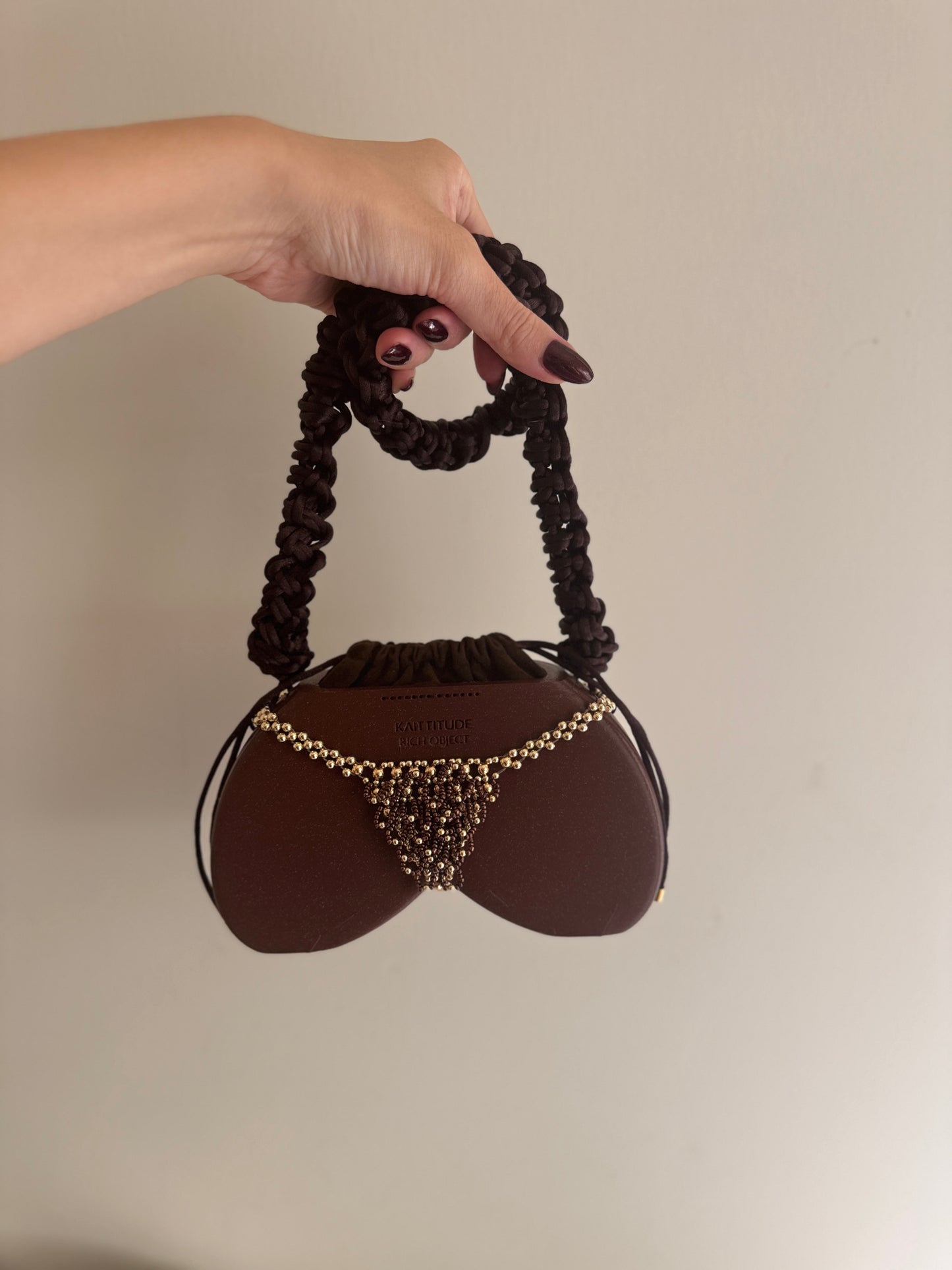 COCOA — Rich Object™ Chocolate Butt Purse