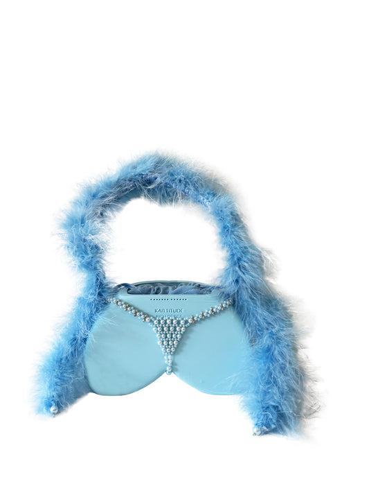 DEANNA — Baby blue Butt Purse
