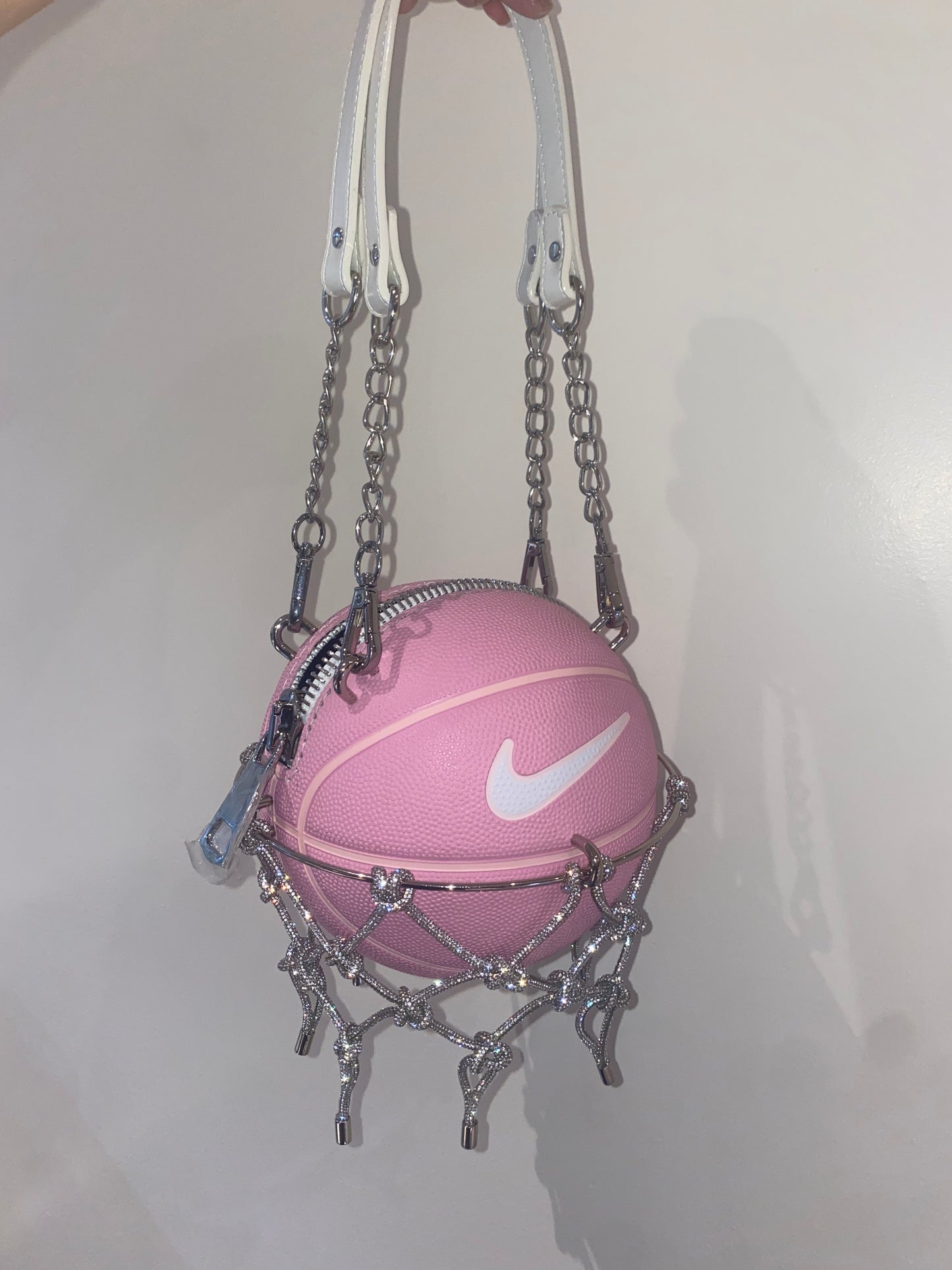 Exclusive Hand-Made NIKE 3.0 Basketball purse (PINK)